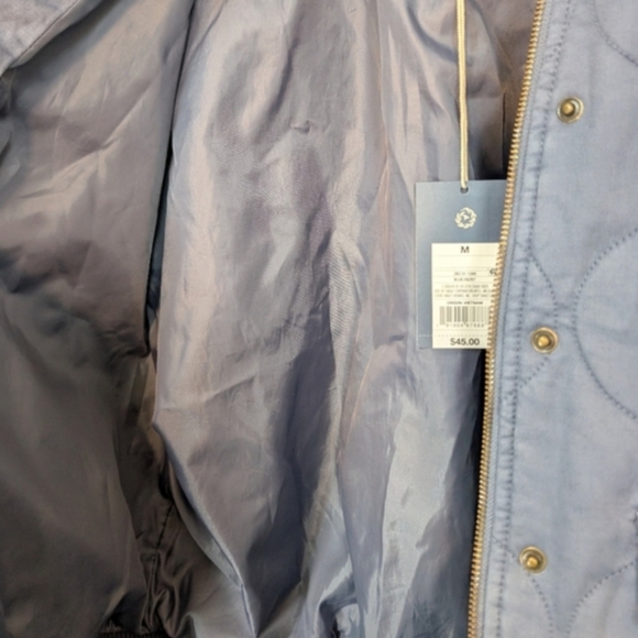 UNIVERSAL THREAD Faded Blue Quilted Bomber Jacket - Size M – NWT - Picture 11 of 11